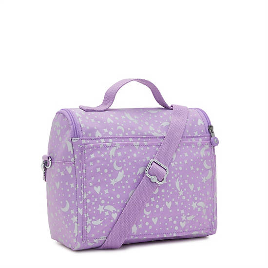 Kipling New Kichirou Printed Lunch Bag Tassen Paars | België 1280KO